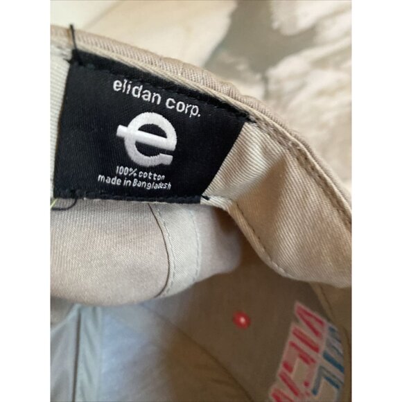 New York Embroidered Baseball Cap Adjustable Strap Pink Brown Cotton Blend - Picture 6 of 7